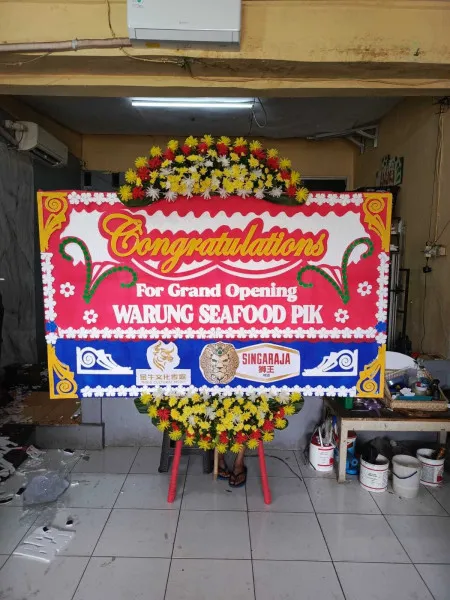 Papan Bunga Ucapan Selamat Rahong Malingping