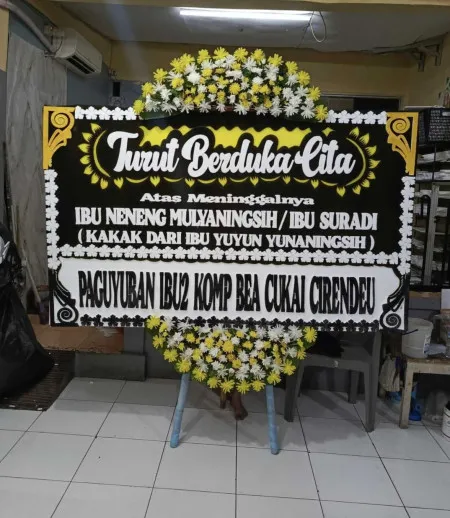 Papan Bunga Duka Rahong Malingping