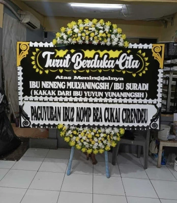 Papan Bunga di Rahong Malingping